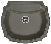 Мойка кухонная керамогранитная Florentina ЭМИЛИЯ 640 20.355.D0640.102 64*55 см. черный