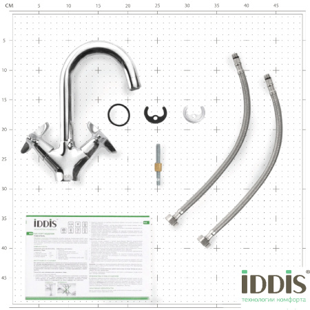 Смеситель IDDIS COPTER COPSBJ0i05 для кухонной мойки 