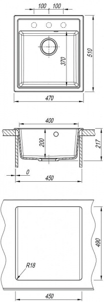 Мойка кухонная из литьевого мрамора Dr. Gans НИКА 470 25.070.B0470.405 47*51 см. терра Мойка кухонная из литьевого мрамора Dr. Gans НИКА 470 25.070.B0470.405 47*51 см. терра