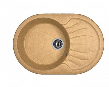 Мойка кухонная из литьевого мрамора Dr. Gans БЕРТА 760 25.040.C0760.406 76*51 см. терракота