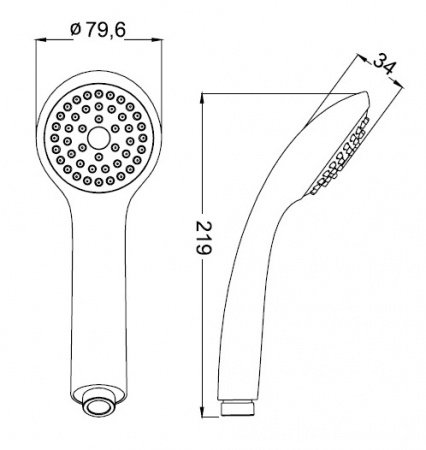 Лейка душевая IDDIS  A11011  