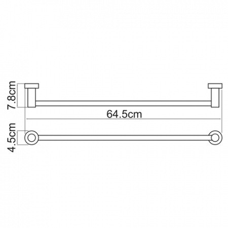 Полотенцедержатель WasserKRAFT DONAU K-9430  