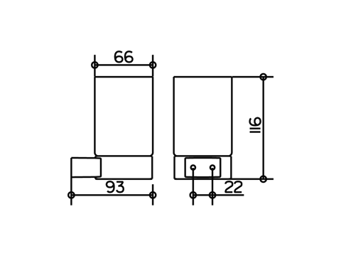 Стакан навесной Keuco PLAN 14950 019000  