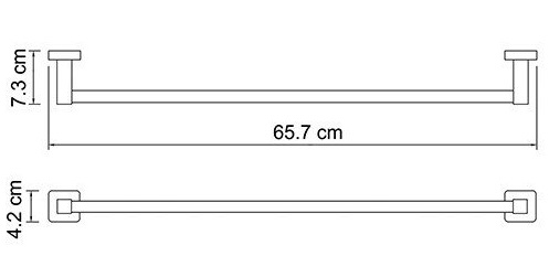 Полотенцедержатель WasserKRAFT LIPPE K-6530   Полотенцедержатель WasserKRAFT LIPPE K-6530