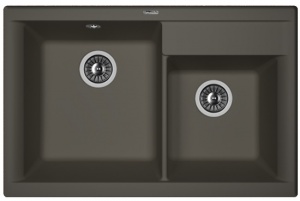 Мойка кухонная керамогранитная Florentina КАССИ 780 20.230.E0780.302 78*51 см. антрацит