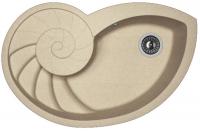 Мойка кухонная керамогранитная Florentina НАУТИЛУС 20.350.E0820.107 82*52 см. песочный