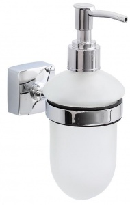 Дозатор жидкого мыла навесной Fixsen KVADRO FX-61312   Дозатор жидкого мыла навесной Fixsen KVADRO FX-61312