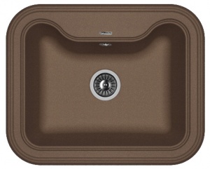 Мойка кухонная керамогранитная Florentina КРИТ 630 20.110.D0630.303 63*51 см. мокко