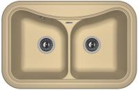 Мойка кухонная керамогранитная Florentina КРИТ 780A 20.175.E0780.306 78*51 см. капучино