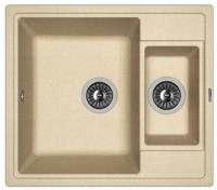Мойка кухонная керамогранитная Florentina ЛИПСИ 580K 20.210.D0580.104 58*51 см. бежевый