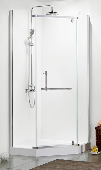 Душевой уголок Mirsant ARENA PENTAGON  100x100 см. 