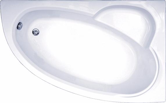 Ванна акриловая BAS САГРА В 00032 160x100 см. правая 