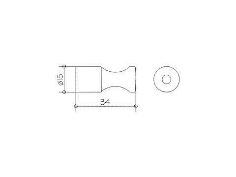 Крючок одинарный Keuco ELEGANCE 11614 010000   Крючок одинарный Keuco ELEGANCE 11614 010000