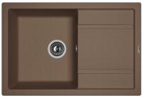 Мойка кухонная керамогранитная Florentina ЛИПСИ 760 20.160.D0760.303 76*51 см. мокко