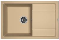 Мойка кухонная керамогранитная Florentina ЛИПСИ 760 20.160.D0760.306 76*51 см. капучино