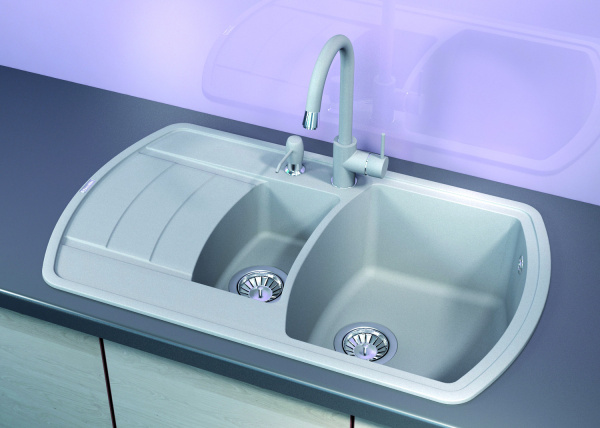 Мойка кухонная керамогранитная Florentina НИРЕ 760 20.205.D0860.102 86*51 см. черный