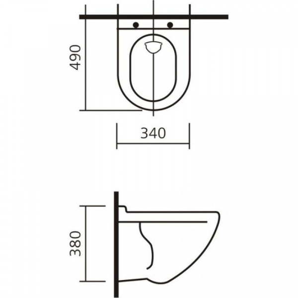 Унитаз навесной Sanita luxe ATTICA ATCSLWH0102   Унитаз навесной Sanita luxe ATTICA ATCSLWH0102