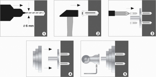 Полотенцедержатель WasserKRAFT AMMER K-7040  