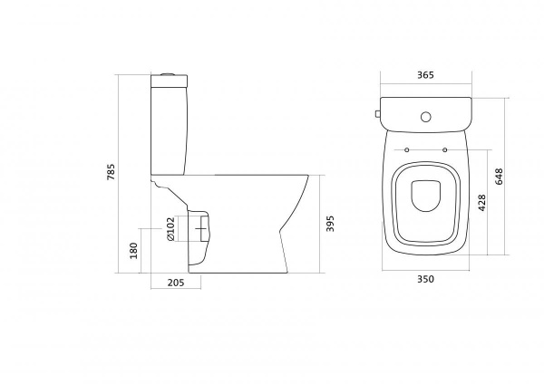 Унитаз-компакт Santek НЕО 1.WH30.2.187   Унитаз-компакт Santek НЕО 1.WH30.2.187