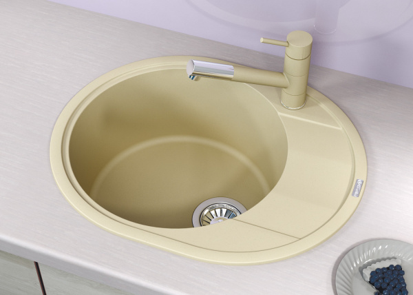 Мойка кухонная керамогранитная Florentina РОДОС 580 20.240.B0580.302 58*47 см. антрацит